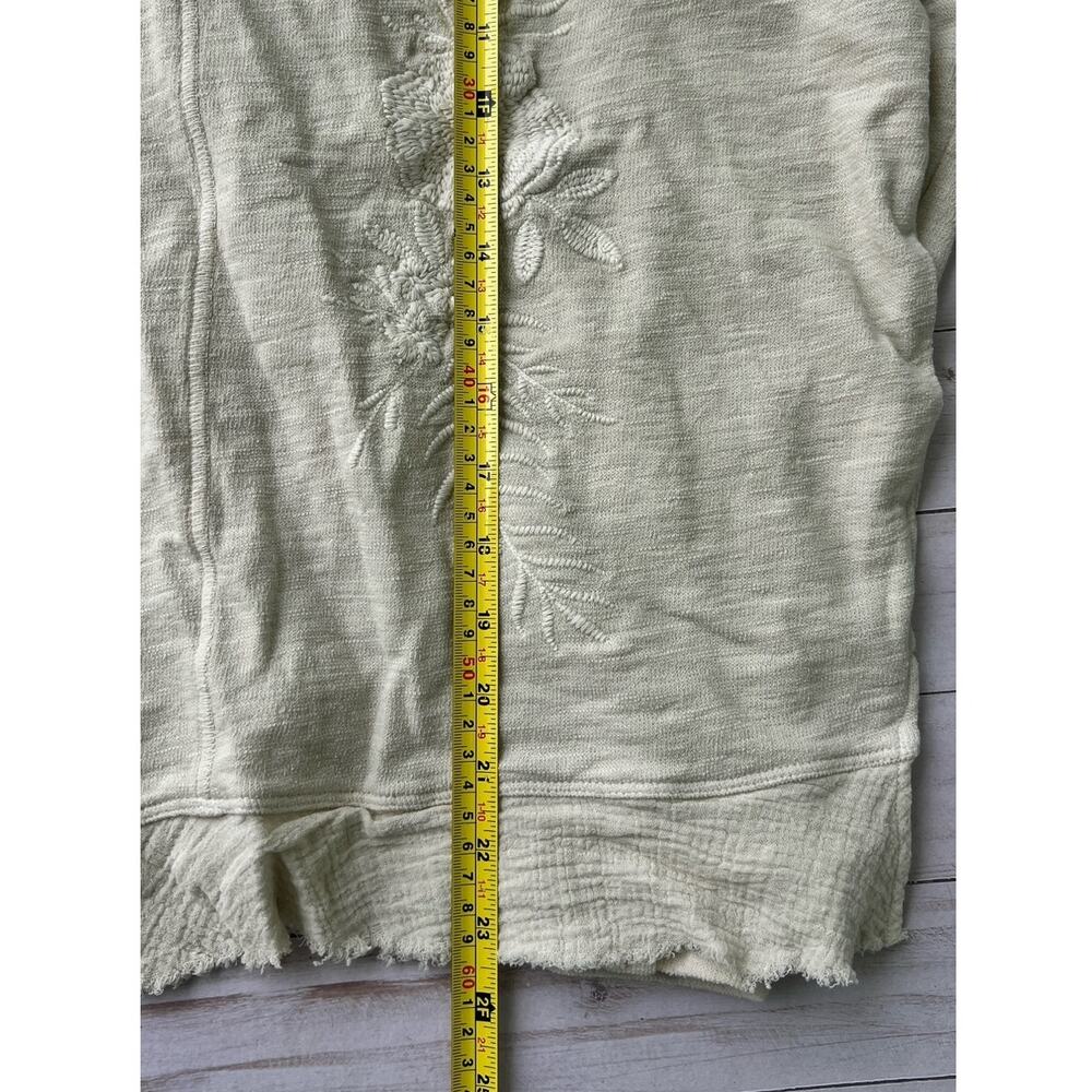 NWT Anthropology by Caite Jonna Top - Size Small Oatmeal Color - Picture 9 of 10